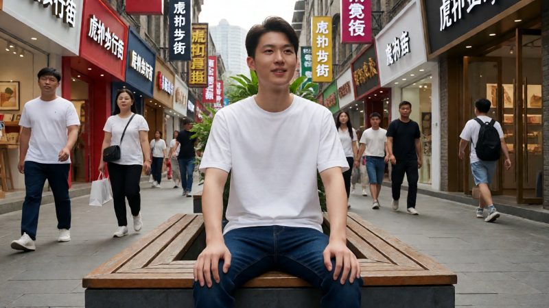虎扑步行街 场景参考图